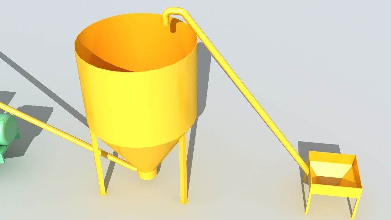 Industrial Equipment 6-Floor Production Line 3D model_6