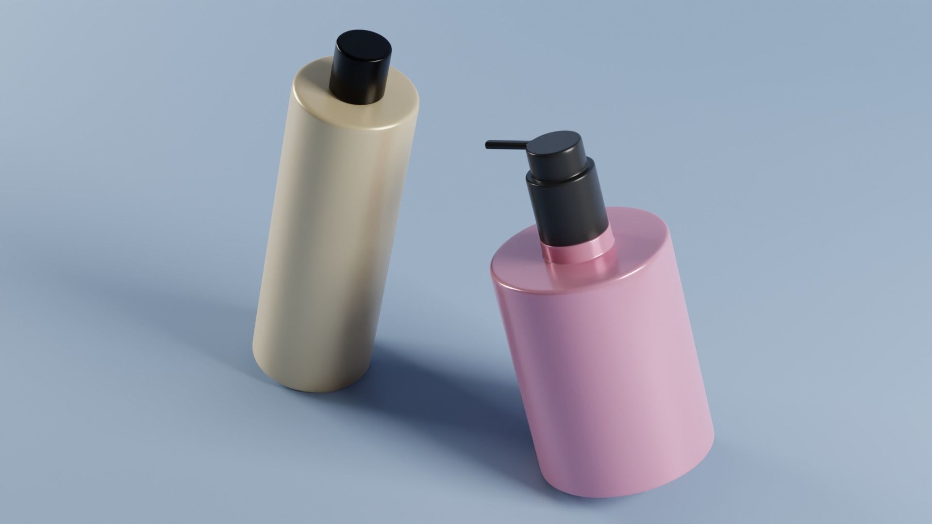 Cosmetics Bottles 3D model_2
