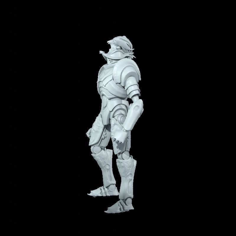 STEEL WATCHER BALDURS GATE III 3D PRINTABLE FIGURINE 3D model 3D printable CGTrader