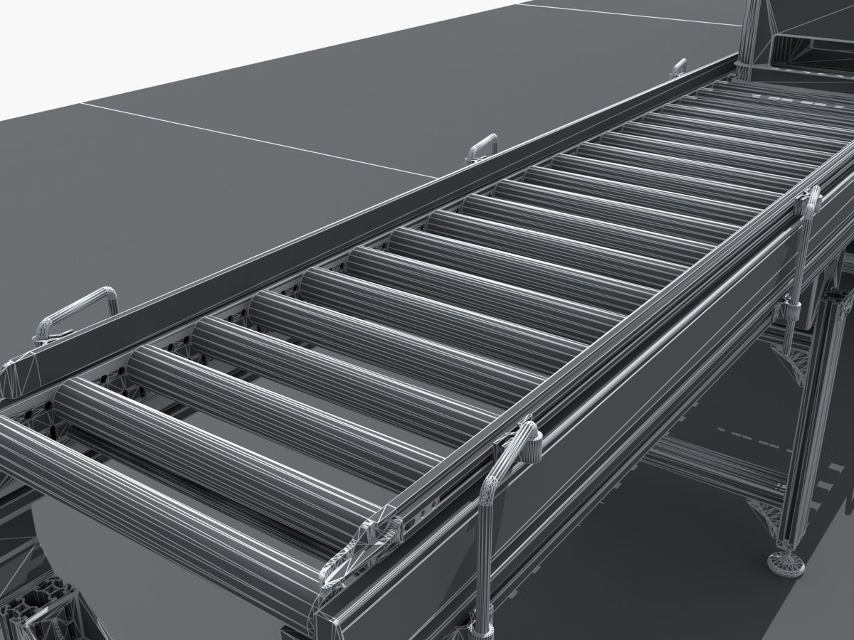 Industrial Equipment 8-Box Washing Machines Automatic 3D model_21