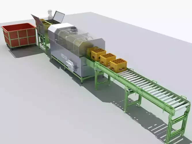 Industrial Equipment 8-Box Washing Machines Automatic 