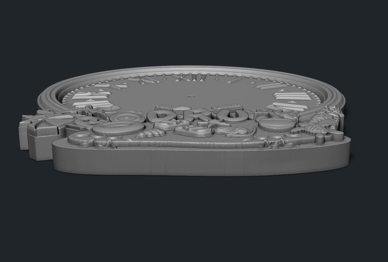 Bodrum City Souvenir Wall Clock 3D print model_3