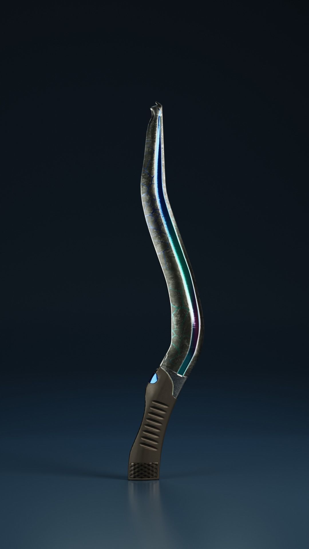 Sci-Fi Sword Low-poly 3D model_5