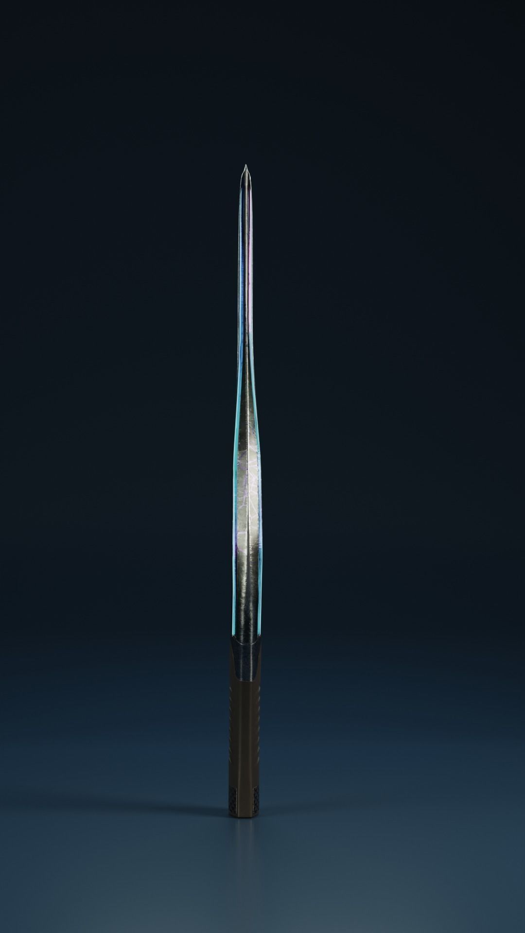 Sci-Fi Sword Low-poly 3D model_7