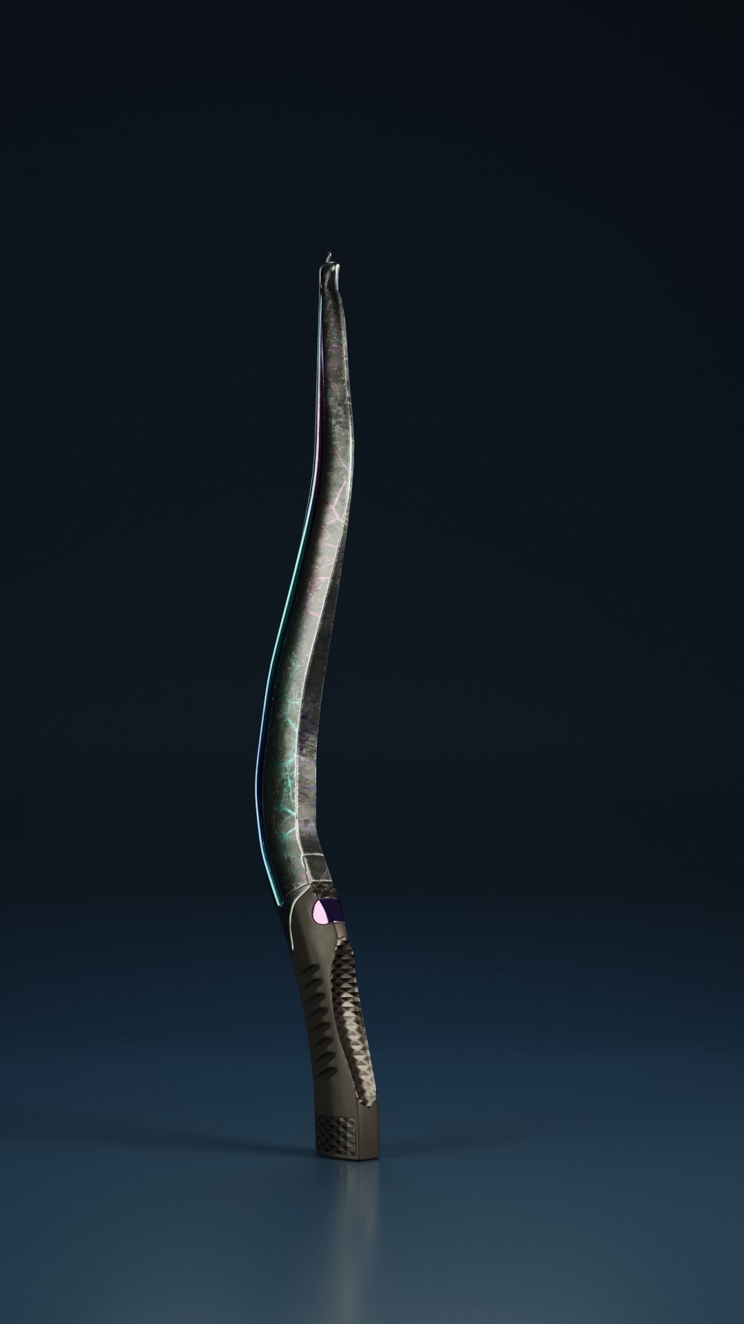 Sci-Fi Sword Low-poly 3D model_2