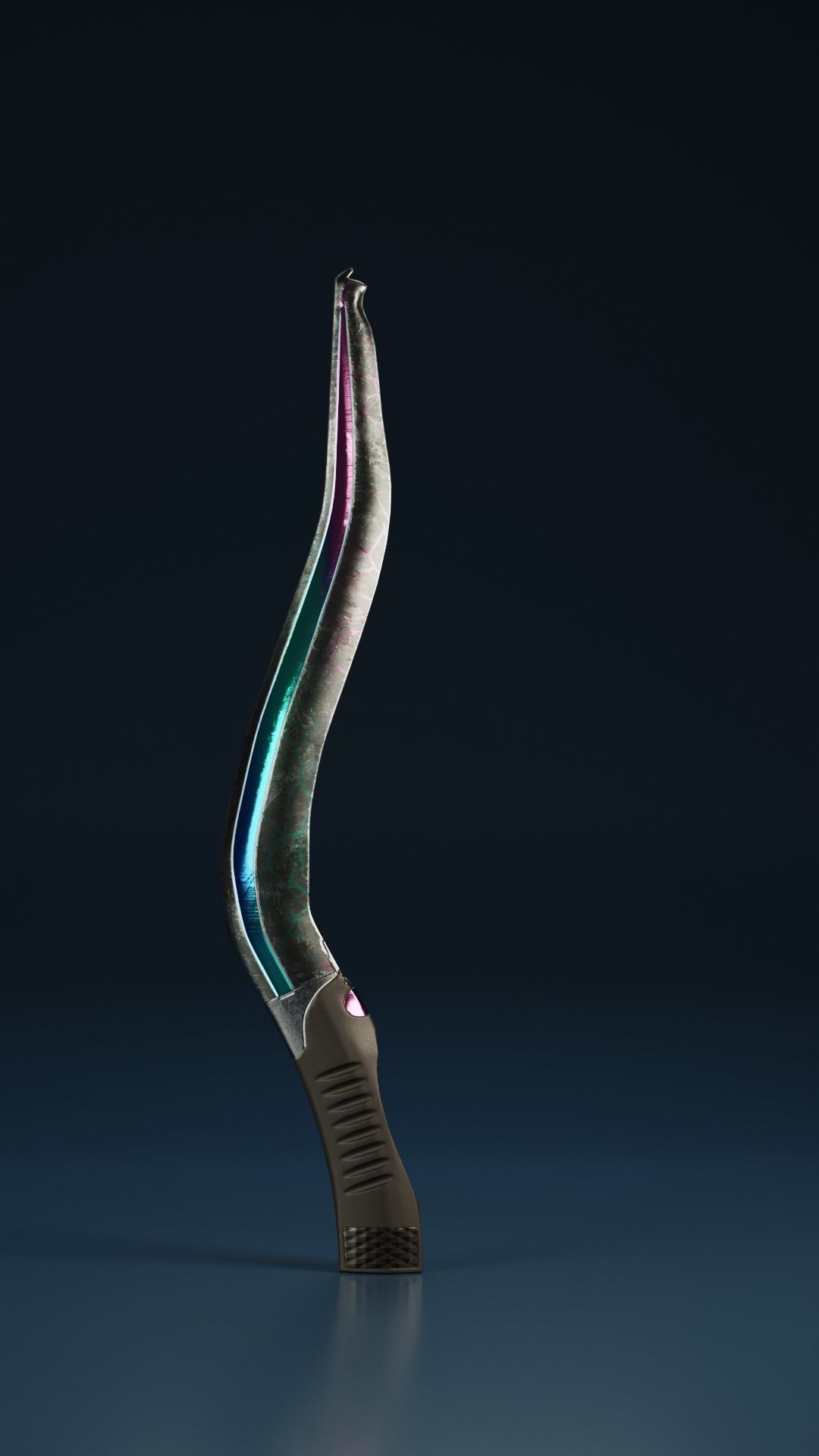 Sci-Fi Sword Low-poly 3D model_9