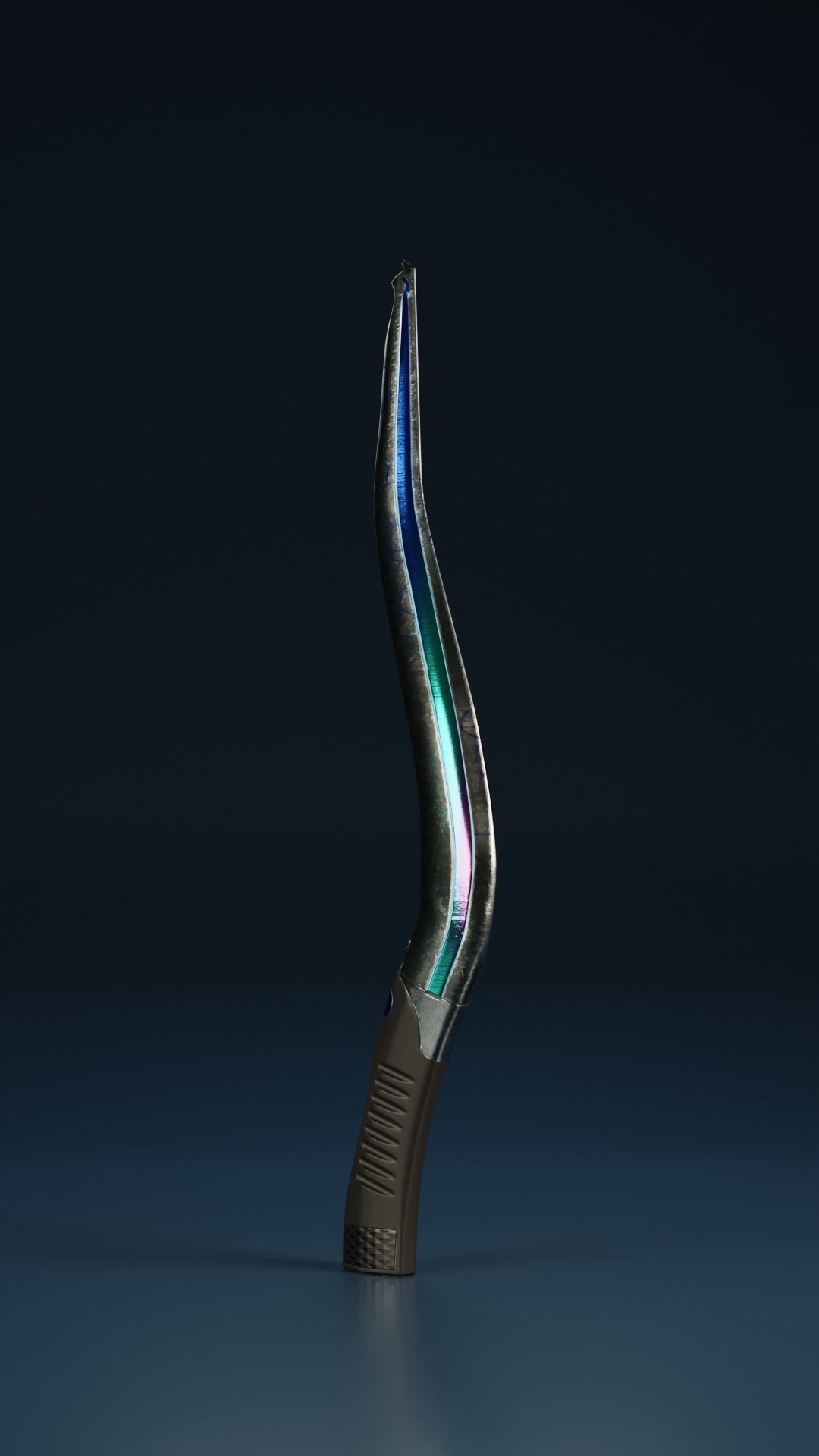 Sci-Fi Sword Low-poly 3D model_6