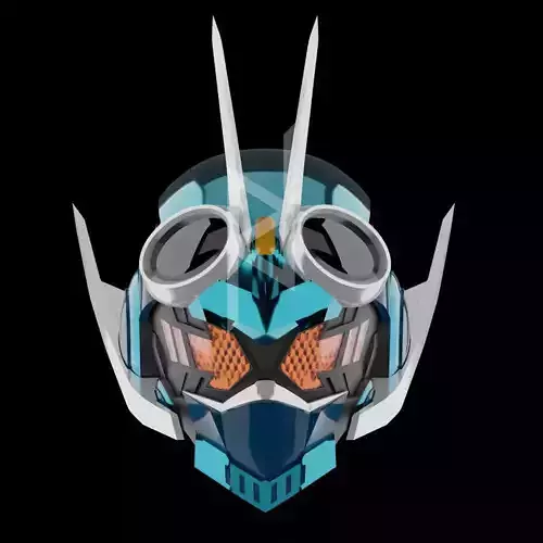 Kamen Rider Gotchard Helmet 3D print model