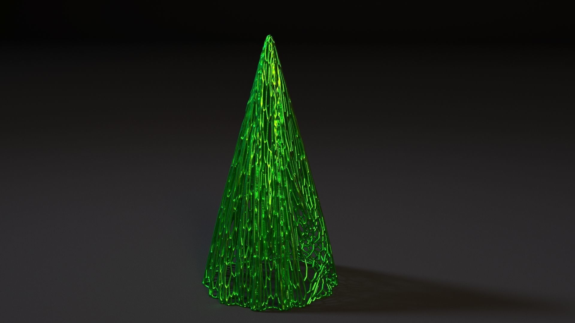 Christmas tree 3D print model_1