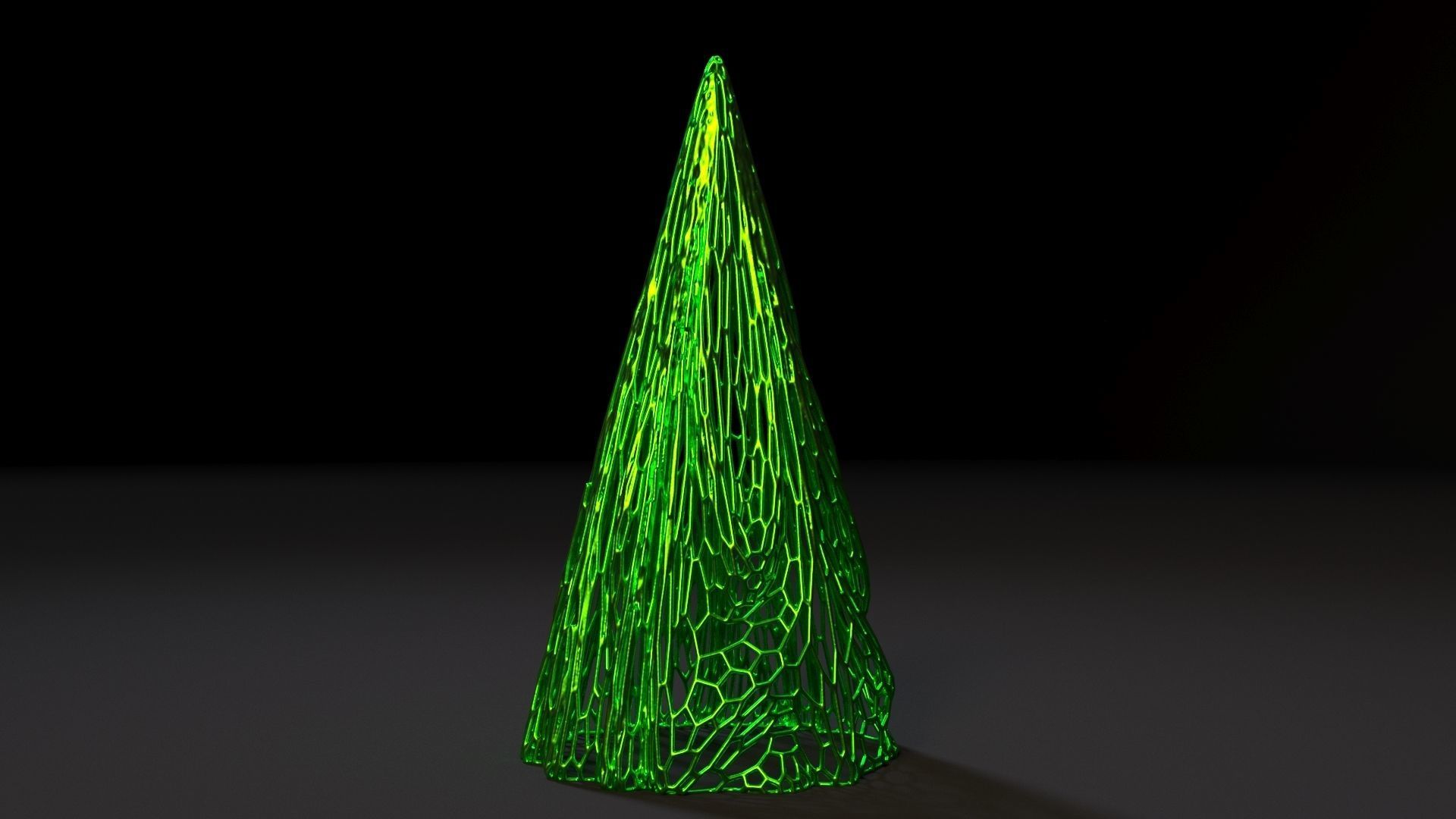 Christmas tree 3D print model_2
