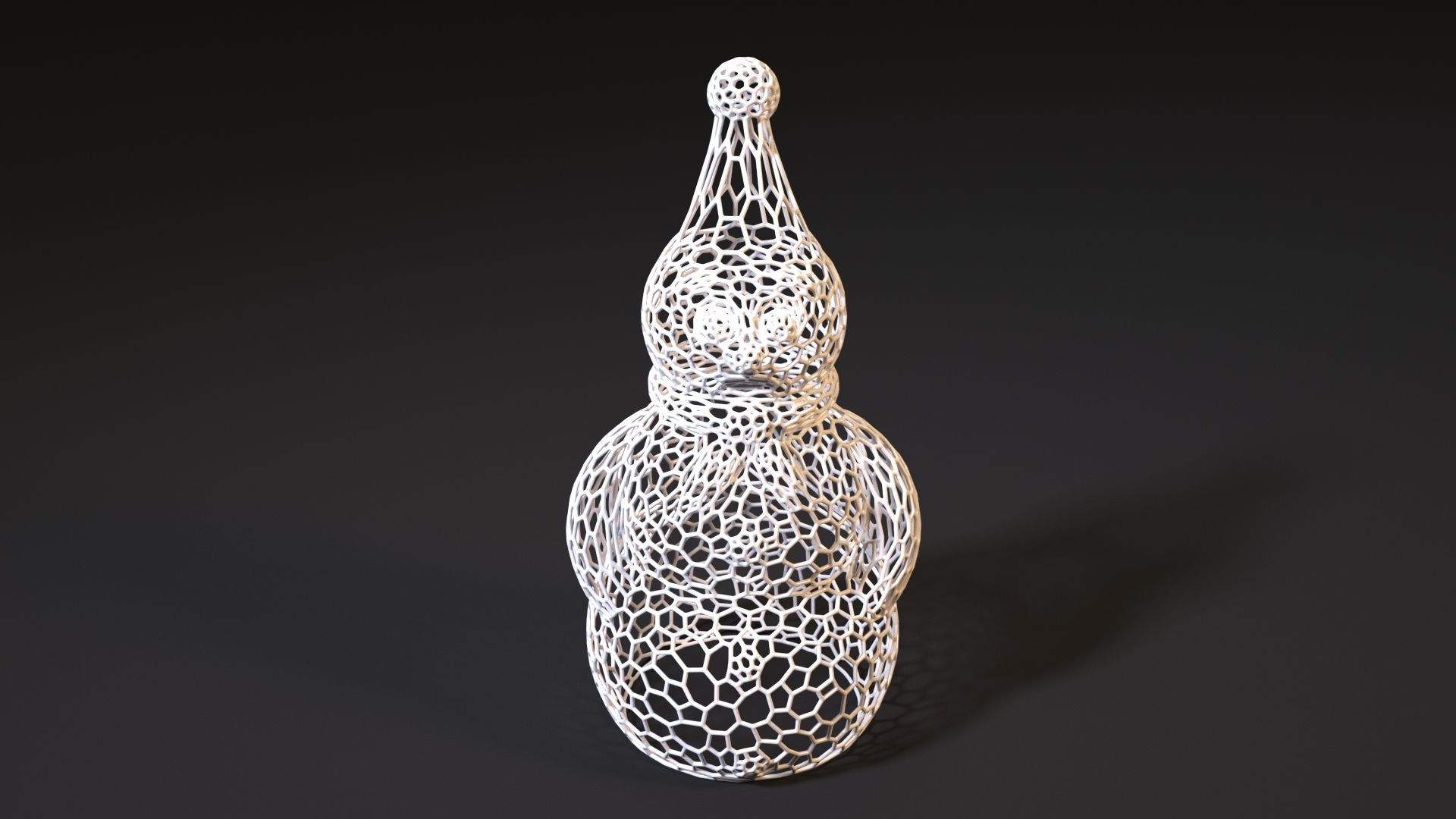 Snowman 3D print model_9