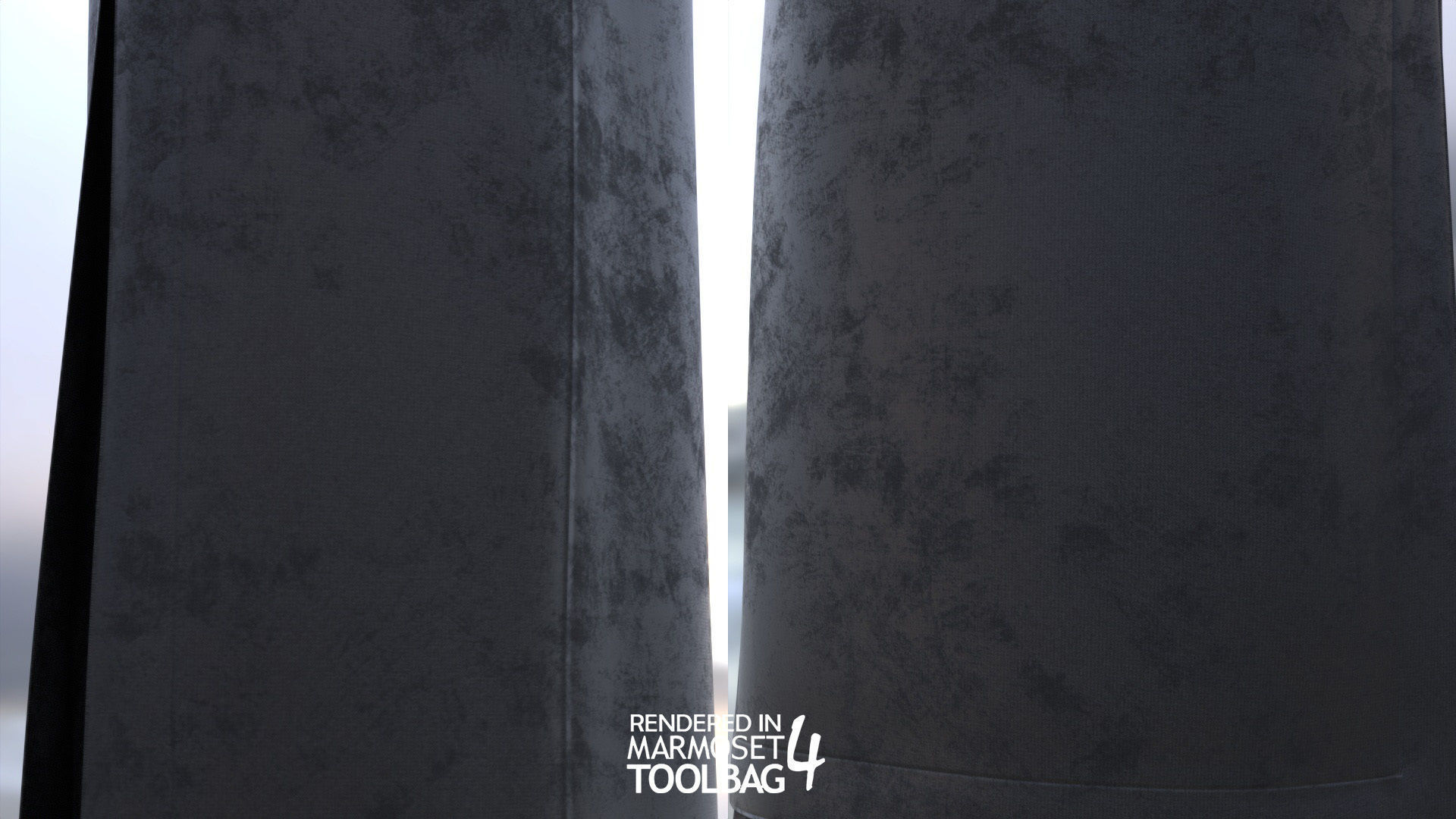 Female Martial Outfit 5 Low-poly 3D model_9