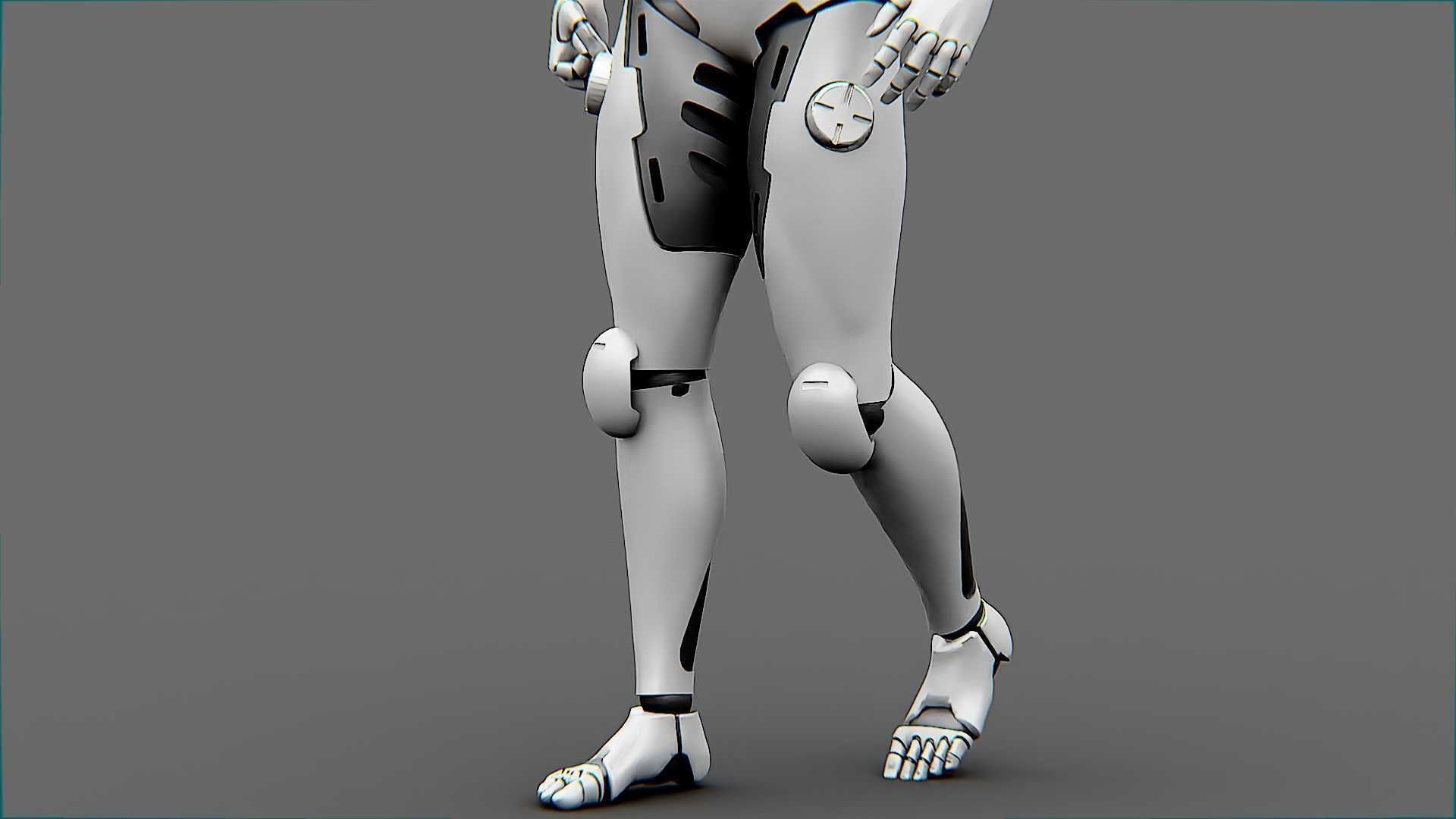 META HUMAN BOT-B Rigged for Unreal Engine - Unity - MIXAMO  3D model_21