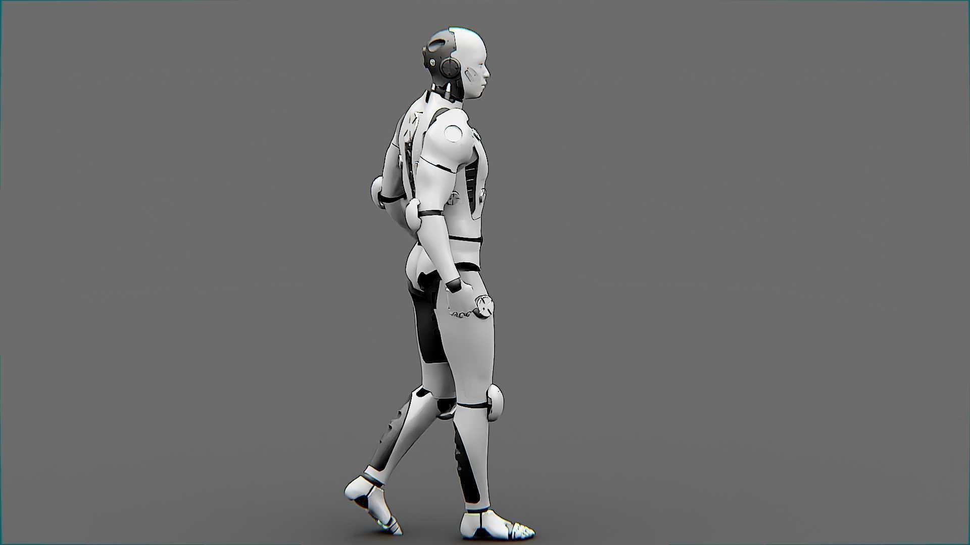 META HUMAN BOT-B Rigged for Unreal Engine - Unity - MIXAMO  3D model_10