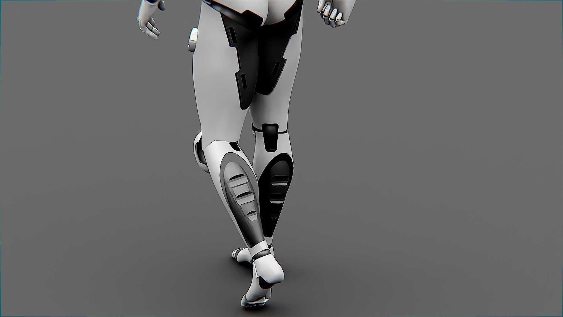 META HUMAN BOT-B Rigged for Unreal Engine - Unity - MIXAMO  3D model_22