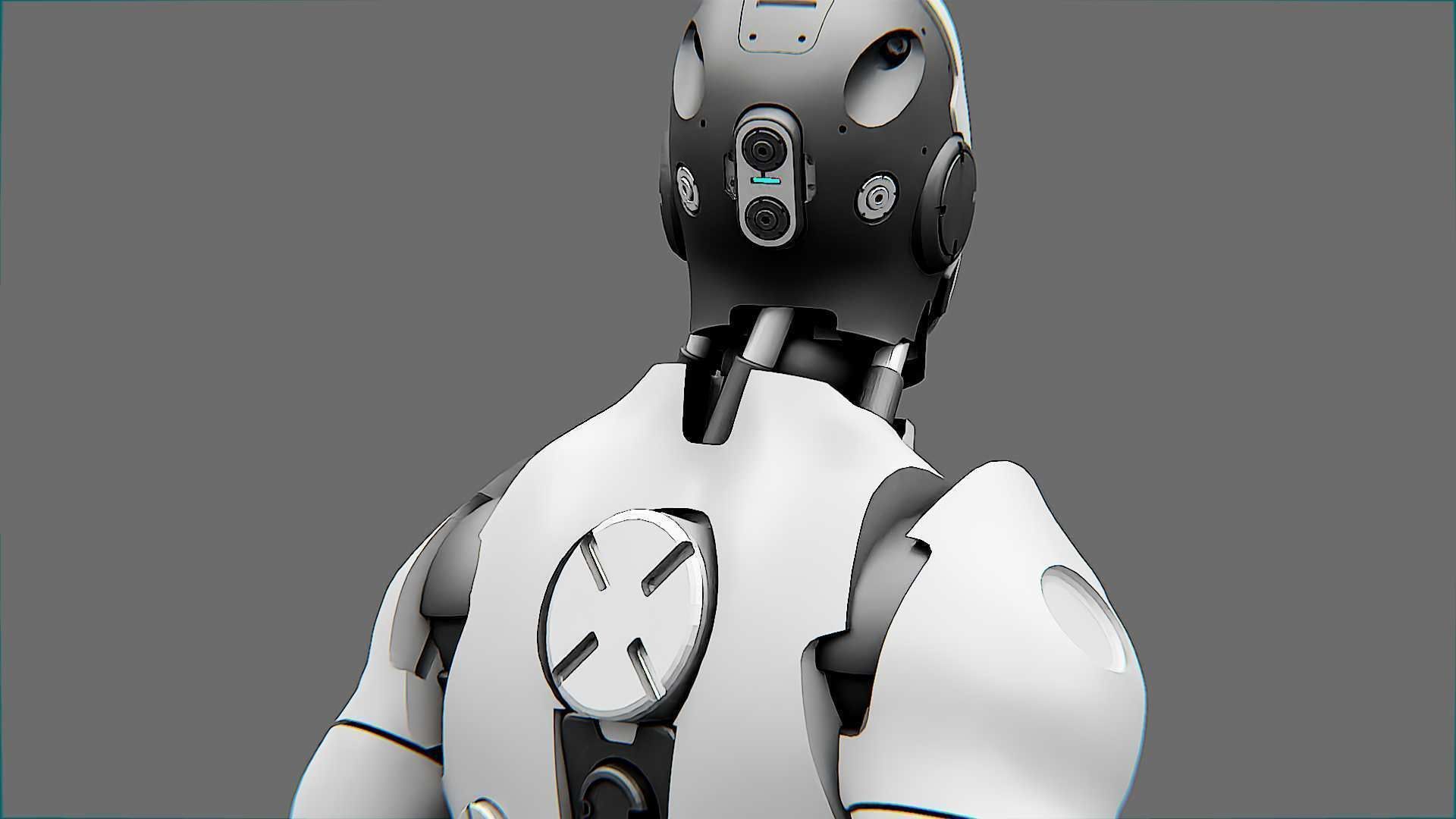 META HUMAN BOT-B Rigged for Unreal Engine - Unity - MIXAMO  3D model_29