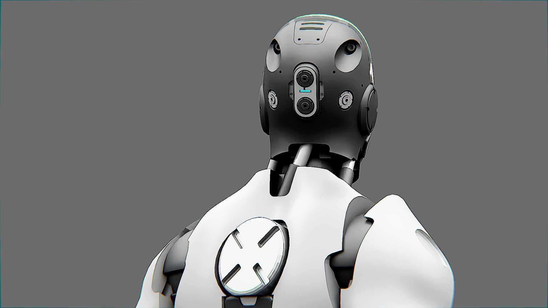 META HUMAN BOT-B Rigged for Unreal Engine - Unity - MIXAMO  3D model_31