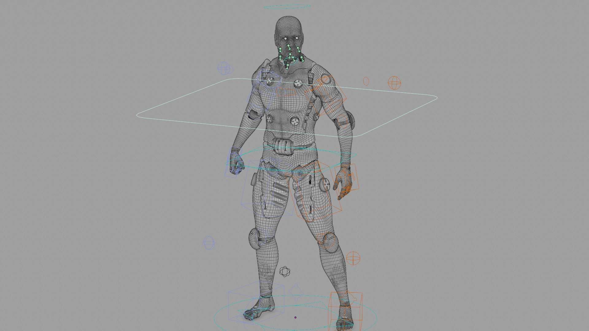 META HUMAN BOT-B Rigged for Unreal Engine - Unity - MIXAMO  3D model_40