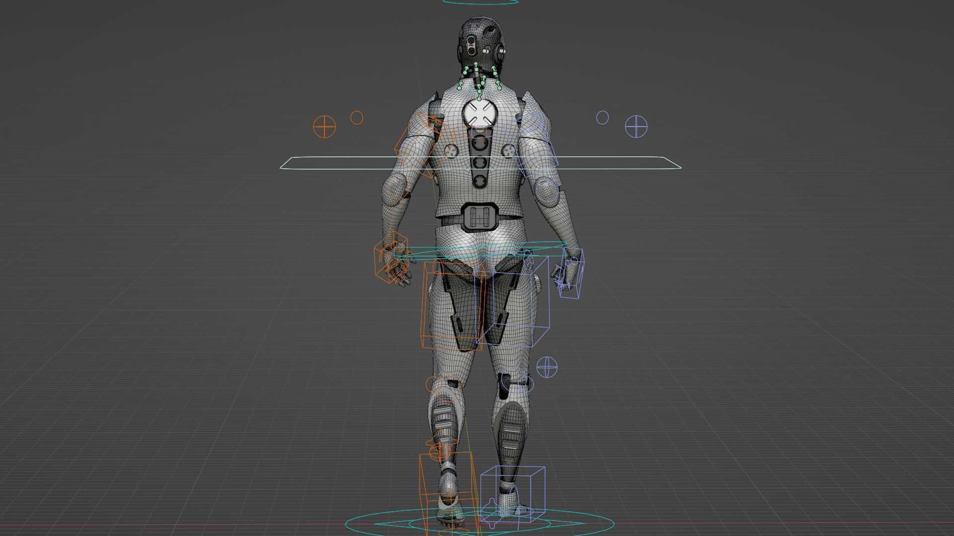 META HUMAN BOT-B Rigged for Unreal Engine - Unity - MIXAMO  3D model_38