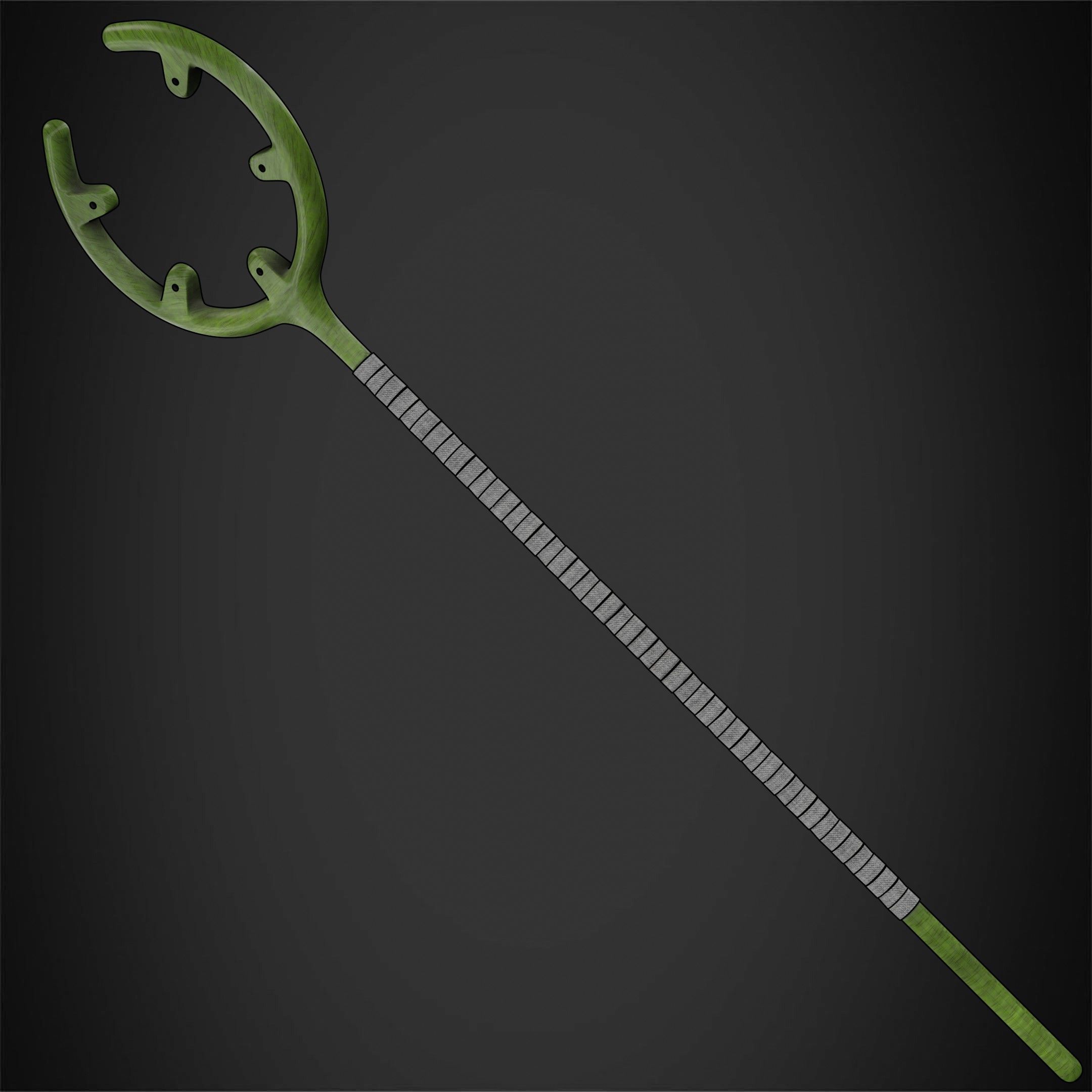 One Piece Usopp Kabuto Slingshot for Cosplay 3D print model_4