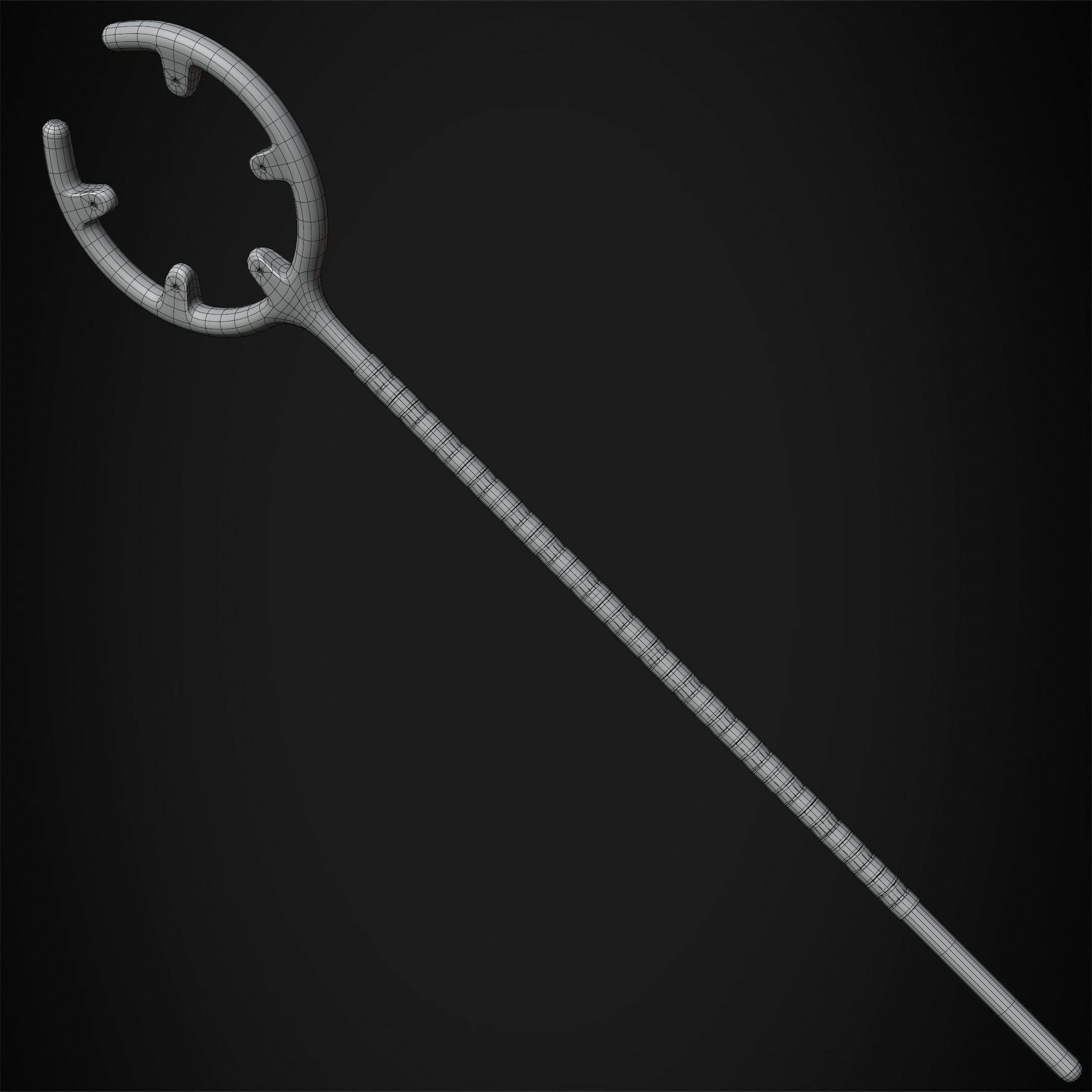 One Piece Usopp Kabuto Slingshot for Cosplay 3D print model_17