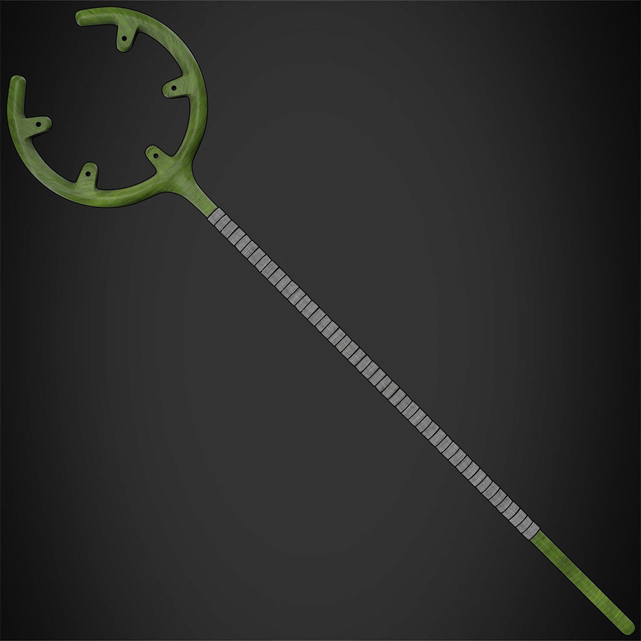 One Piece Usopp Kabuto Slingshot for Cosplay 3D print model_3