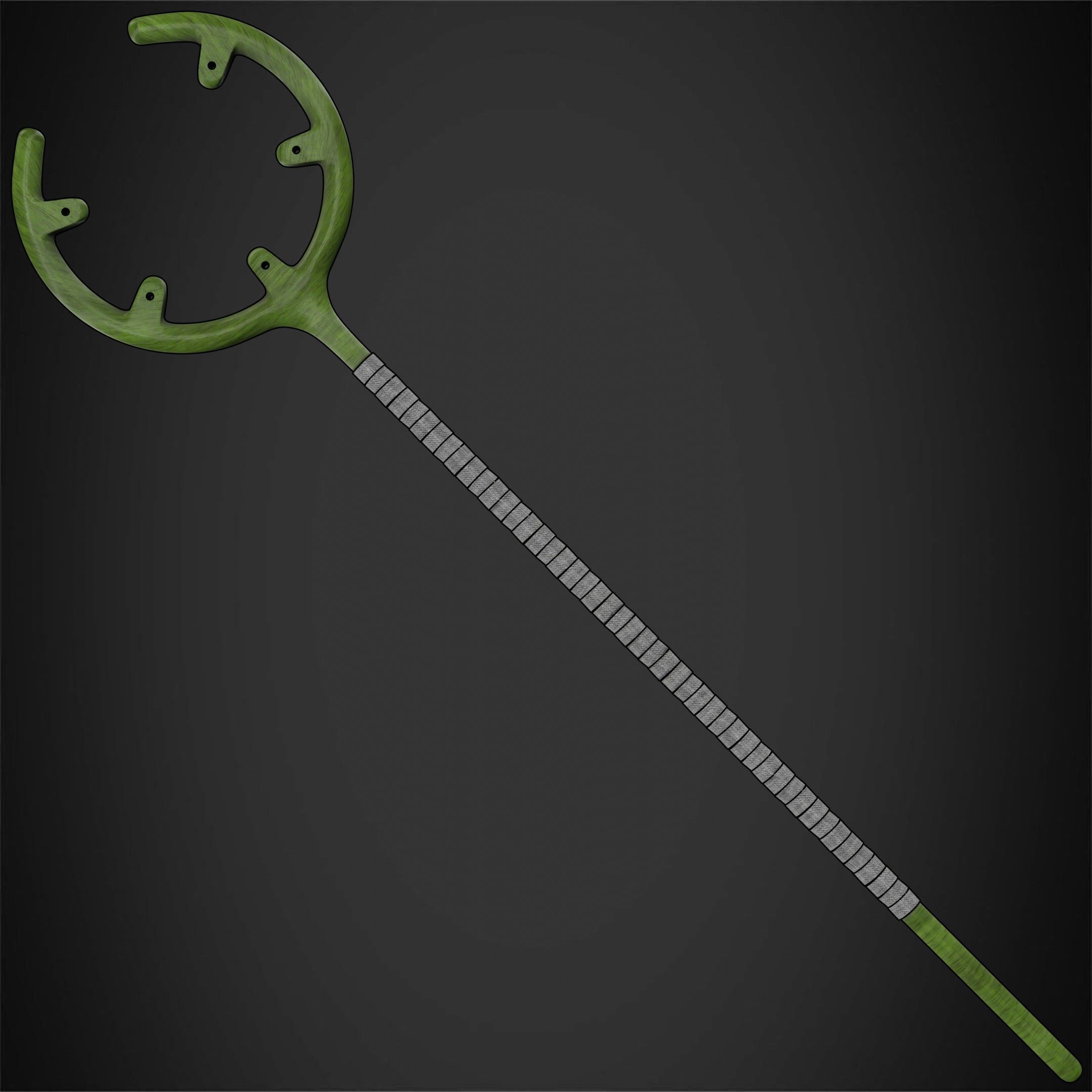 One Piece Usopp Kabuto Slingshot for Cosplay 3D print model_7