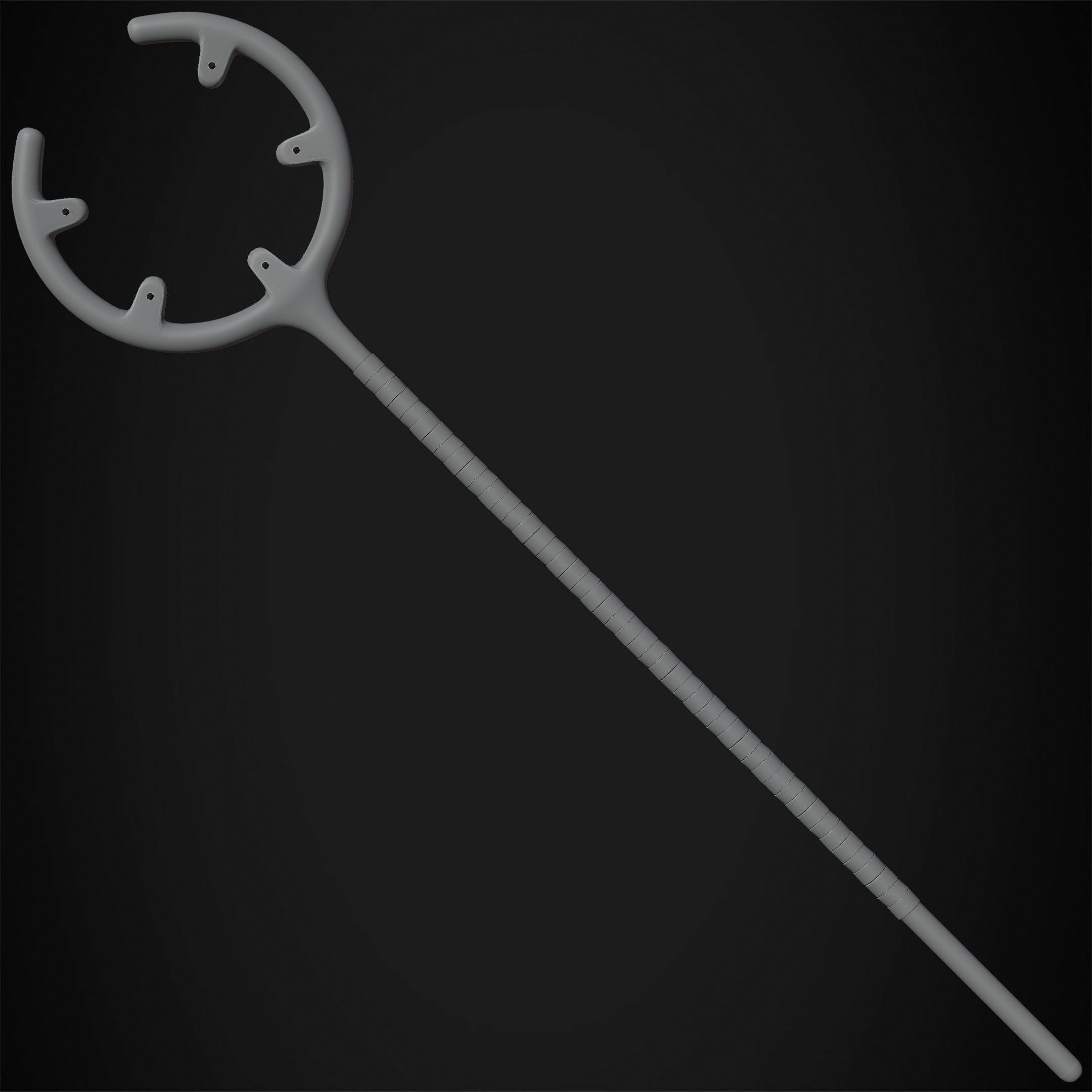 One Piece Usopp Kabuto Slingshot for Cosplay 3D print model_22