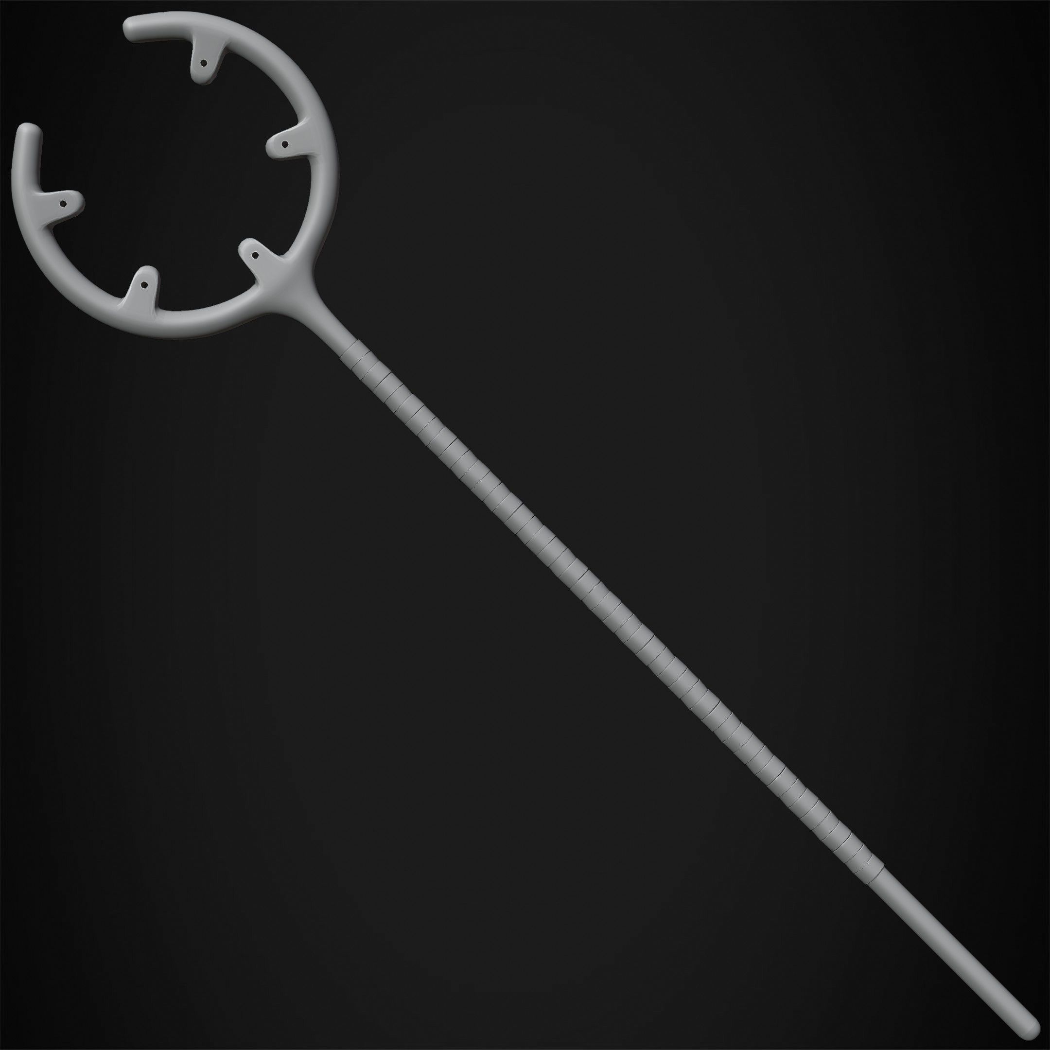 One Piece Usopp Kabuto Slingshot for Cosplay 3D print model_14