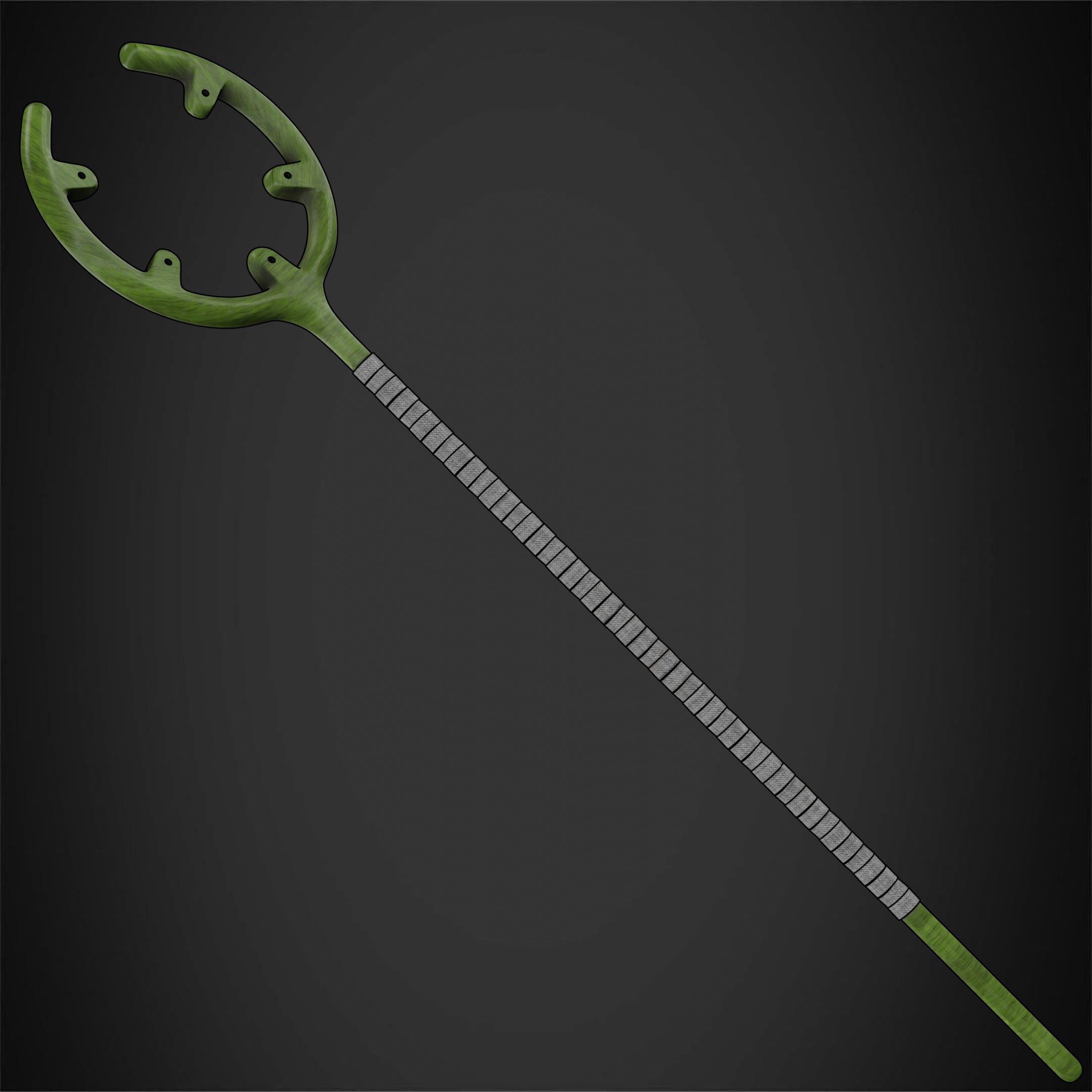 One Piece Usopp Kabuto Slingshot for Cosplay 3D print model_6