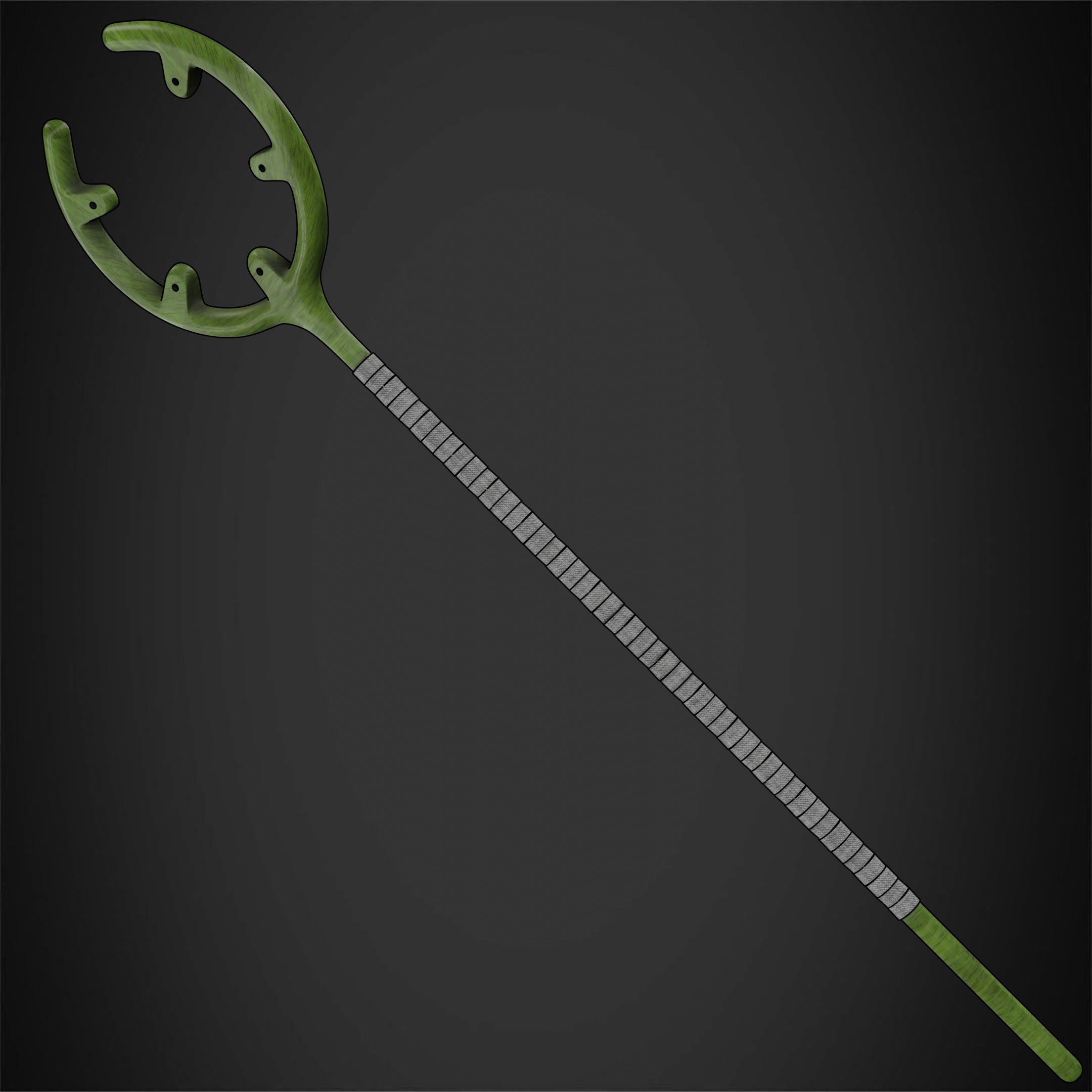 One Piece Usopp Kabuto Slingshot for Cosplay 3D print model_8