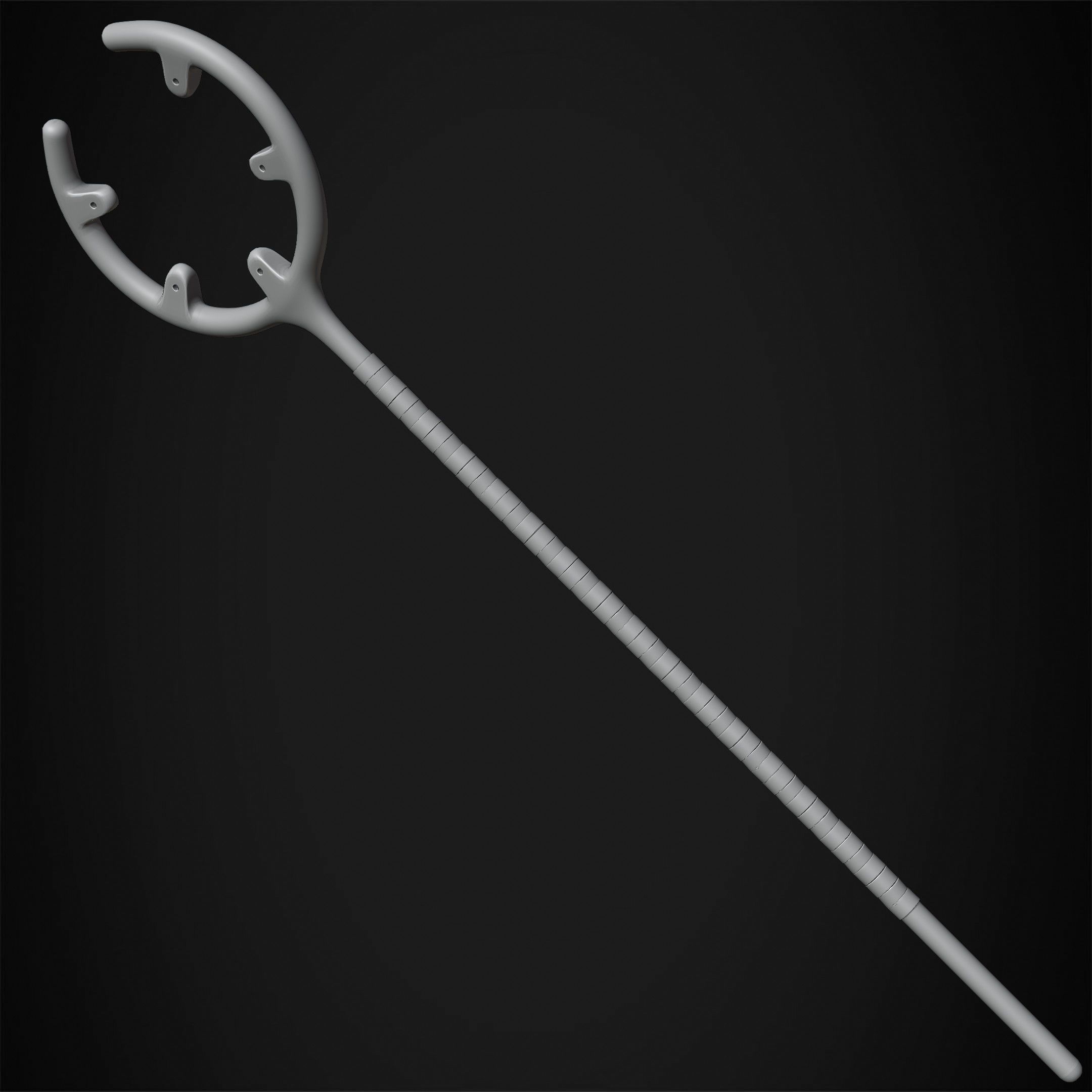 One Piece Usopp Kabuto Slingshot for Cosplay 3D print model_16