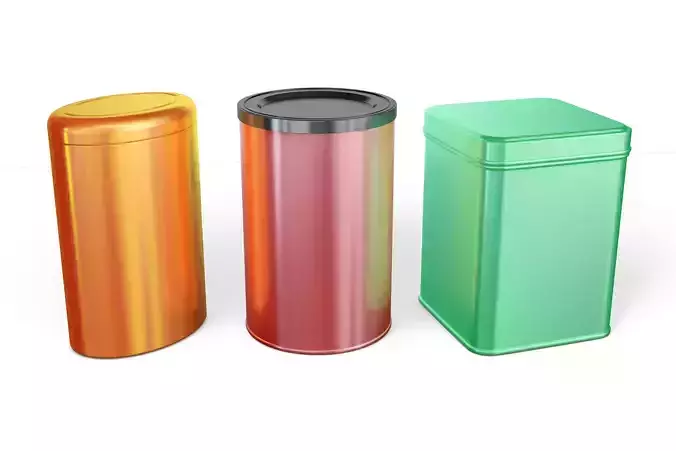 Tin Boxes Set 