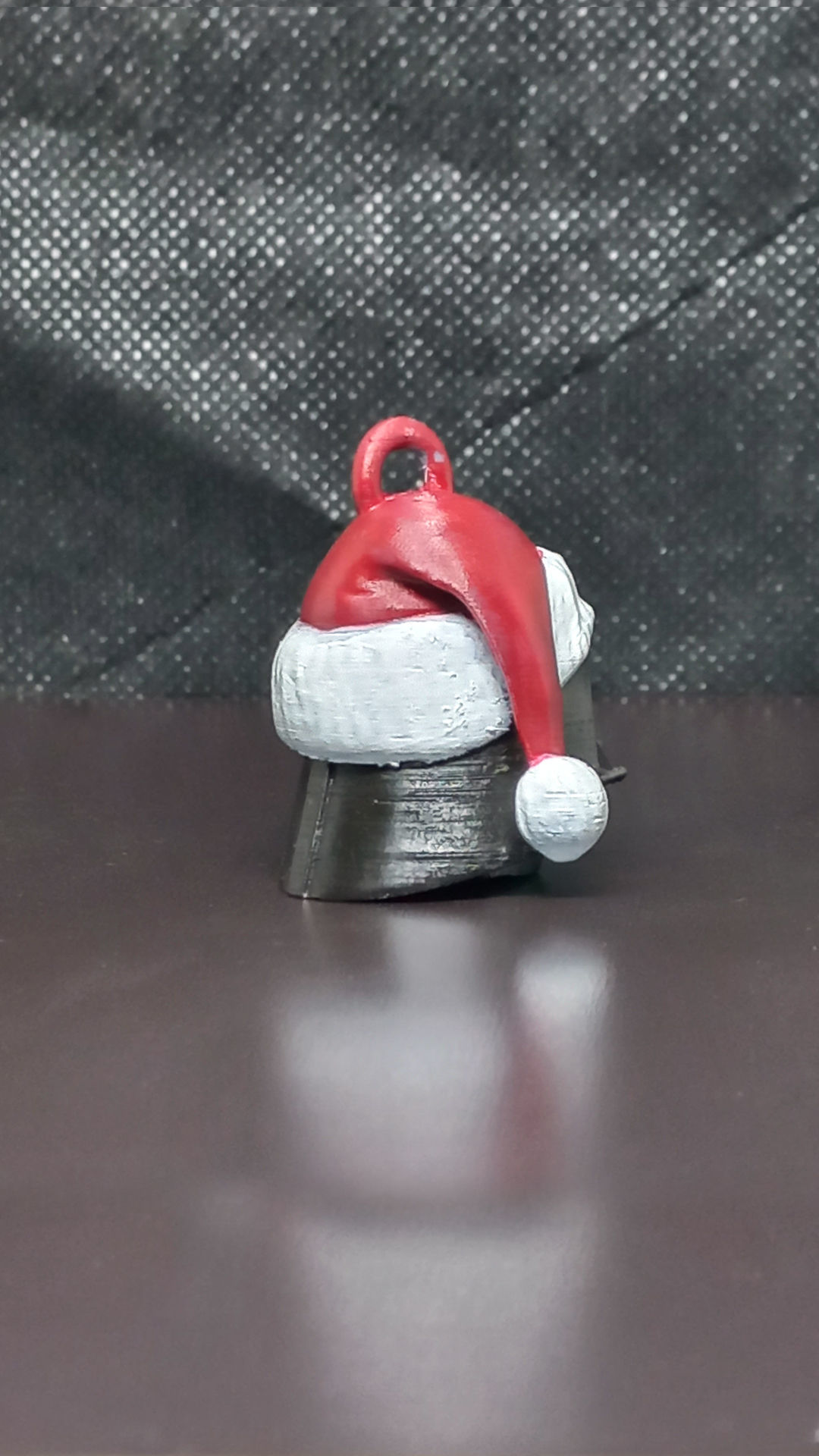 santa Darth vader keychain 3D print model_13