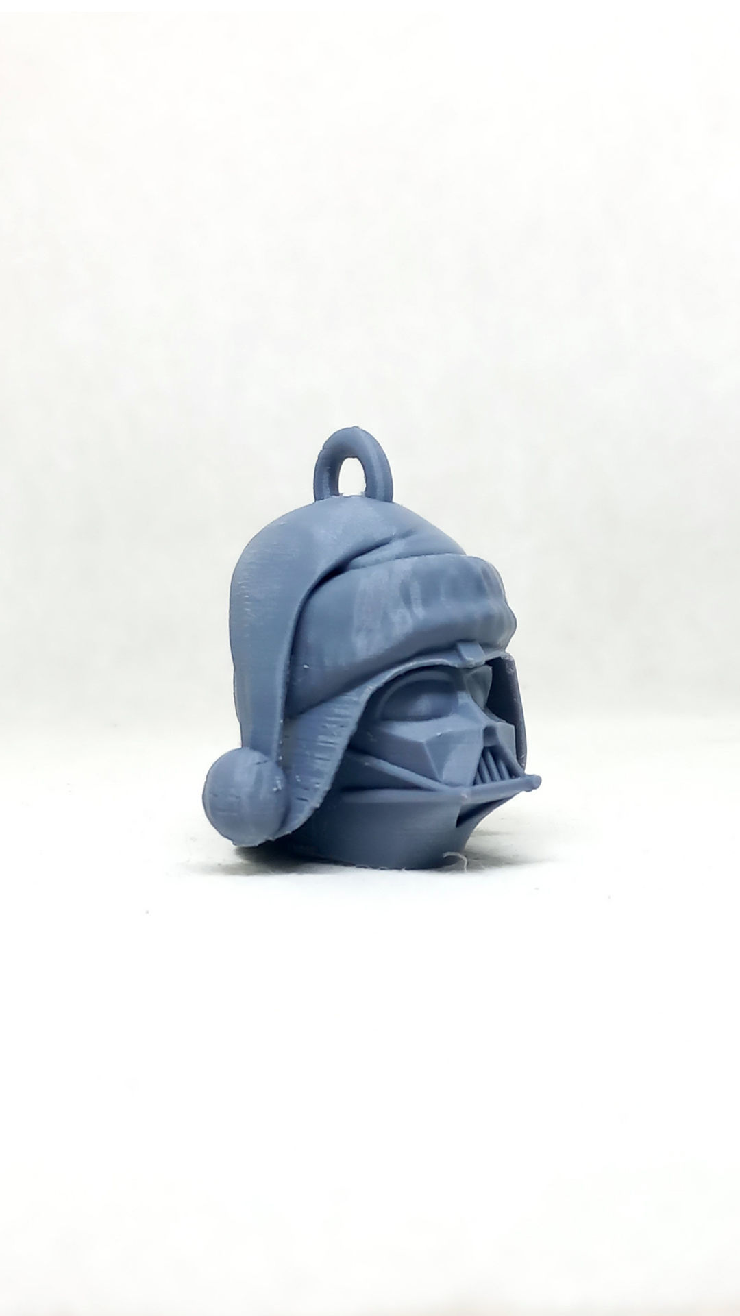 santa Darth vader keychain 3D print model_3