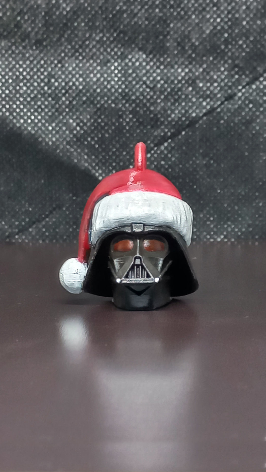 santa Darth vader keychain 3D print model_11