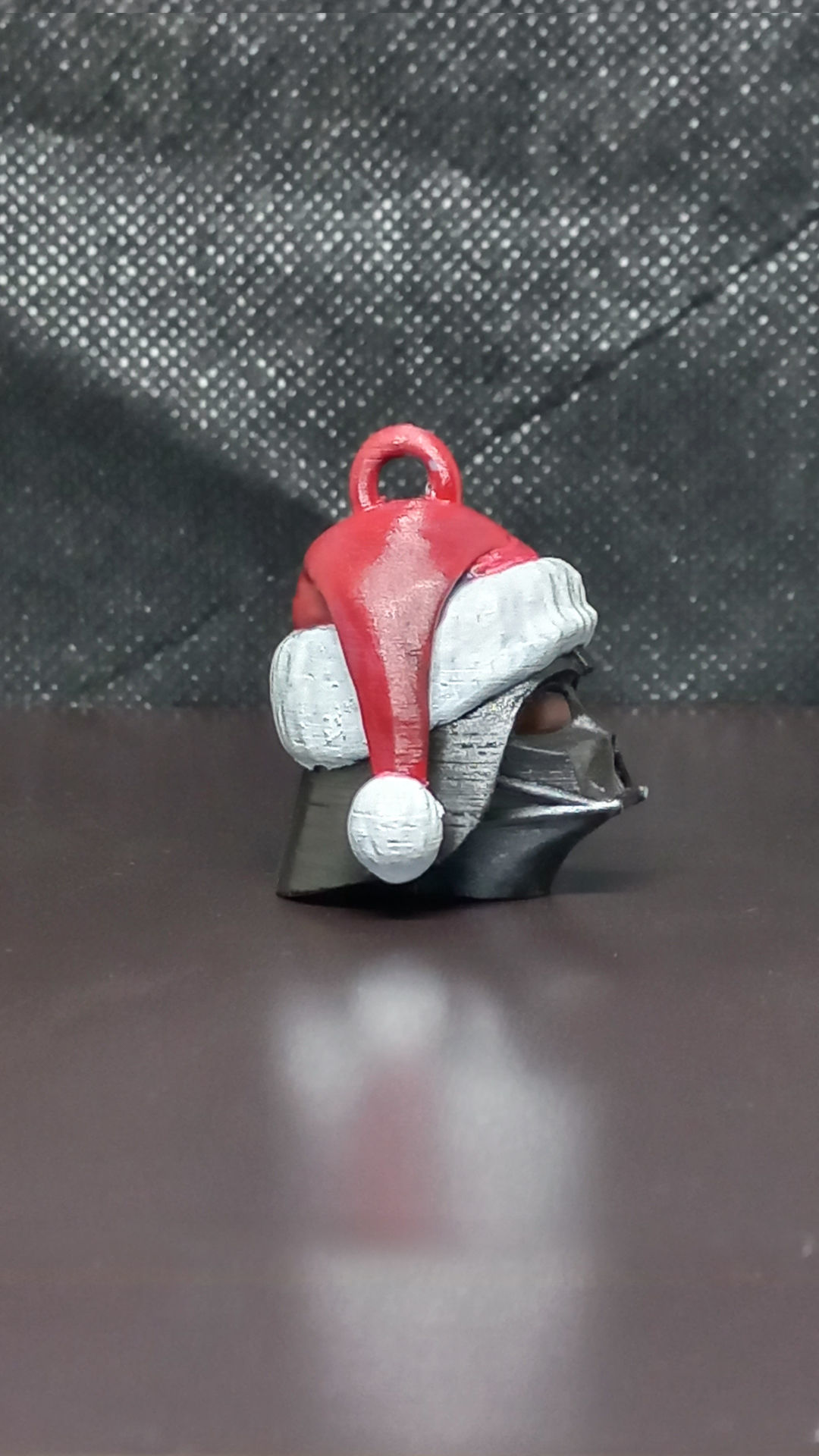 santa Darth vader keychain 3D print model_14
