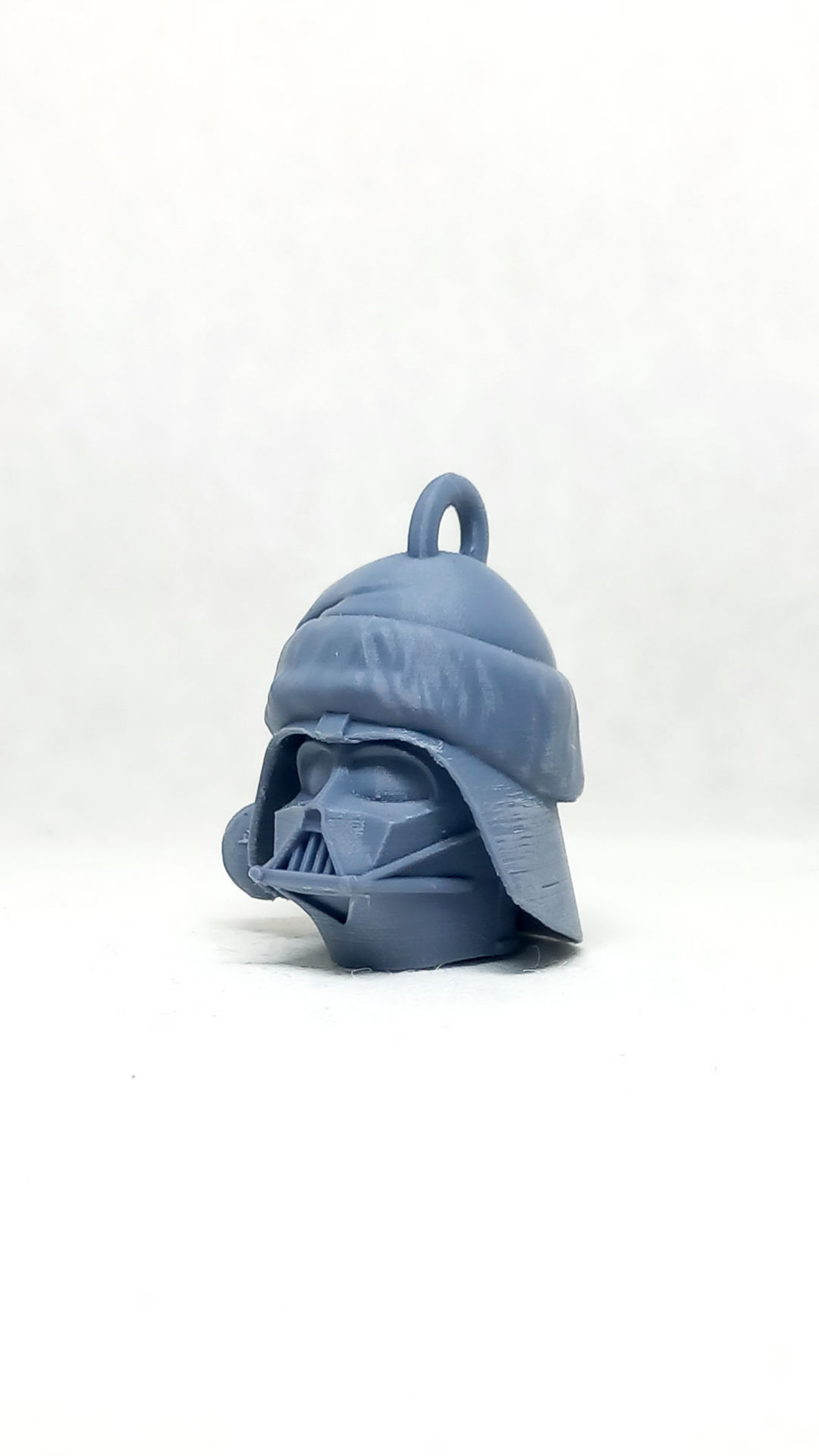 santa Darth vader keychain 3D print model_9