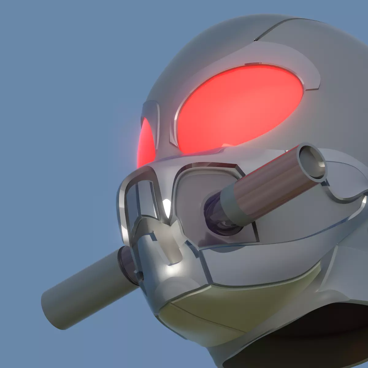 Metal Gear Solid 2 Raiden Scuba Mask for Cosplay 3D print model_0