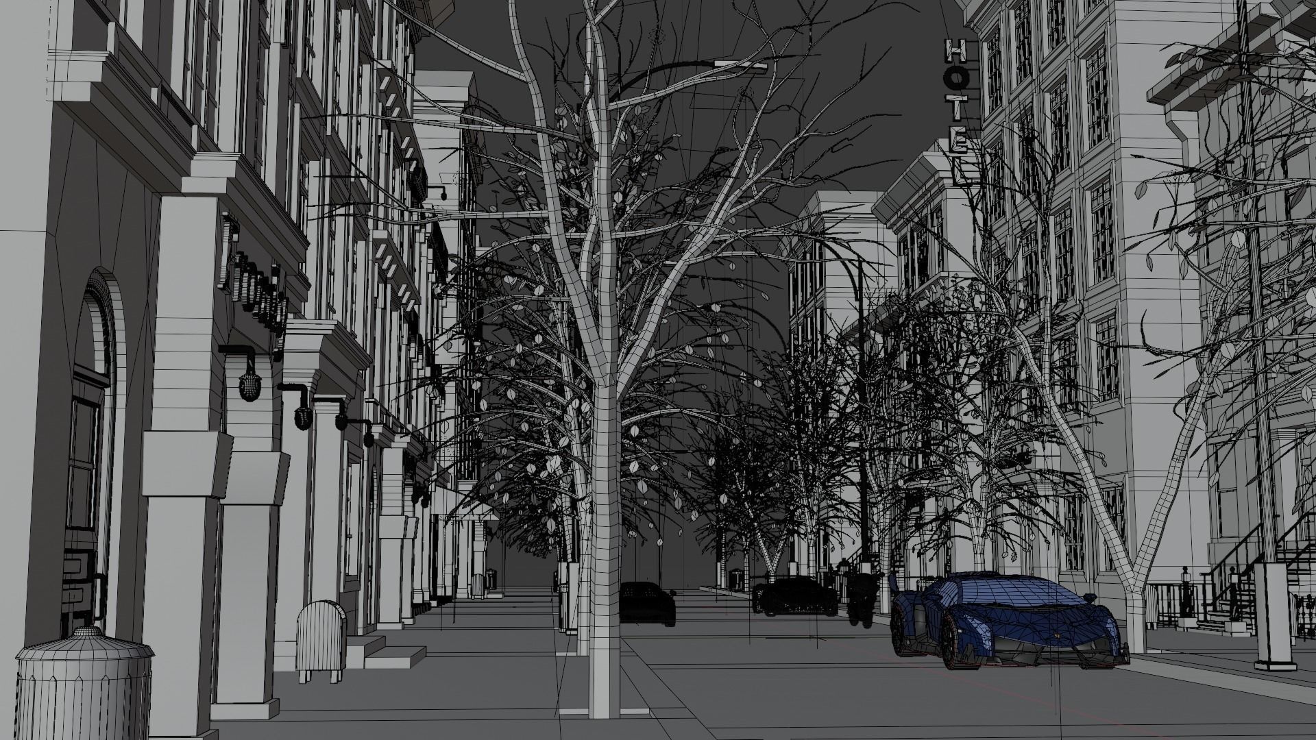 3D Industrial City Block- City Street 3D model | CGTrader