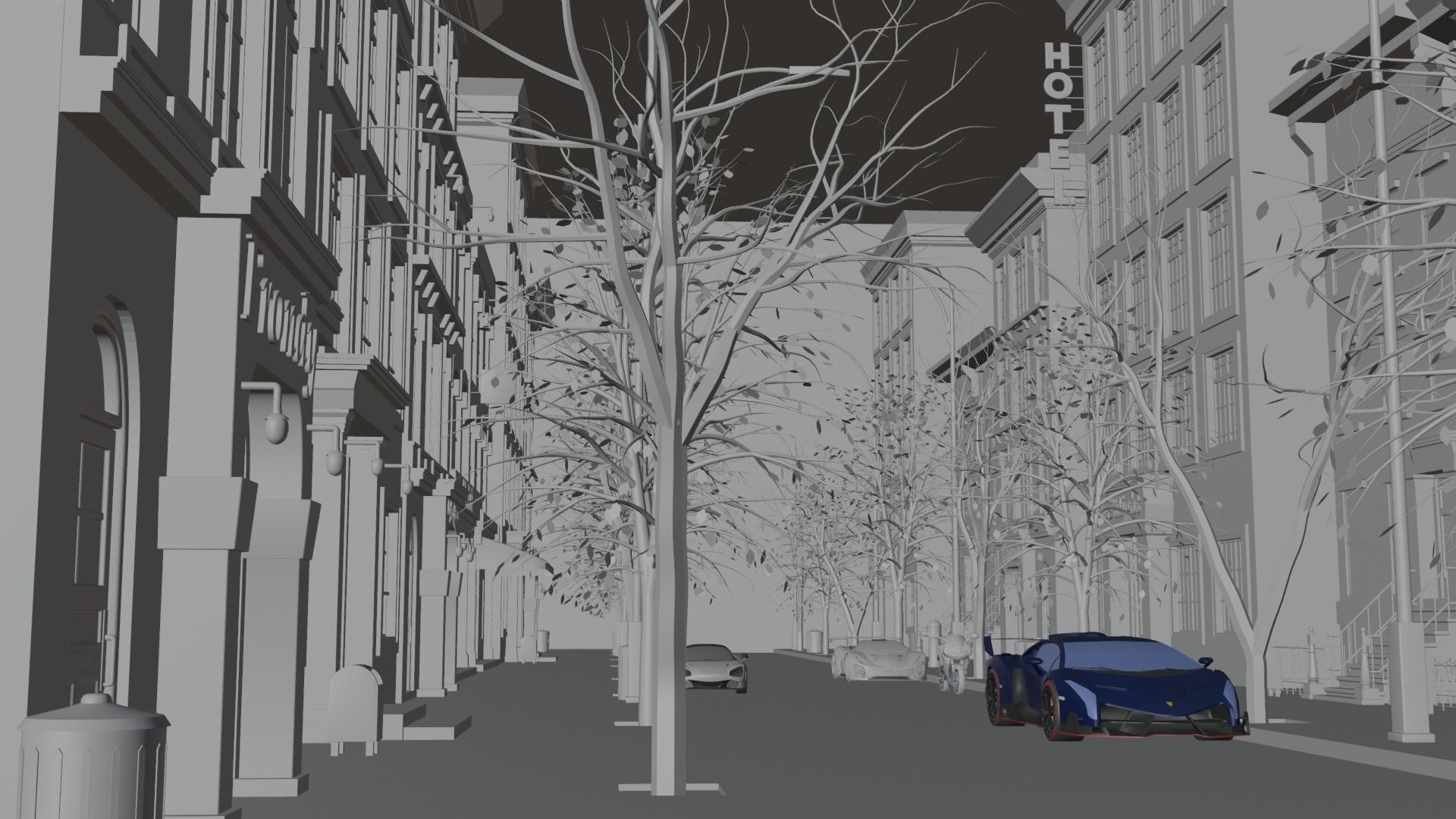 3D Industrial City Block- City Street 3D model | CGTrader
