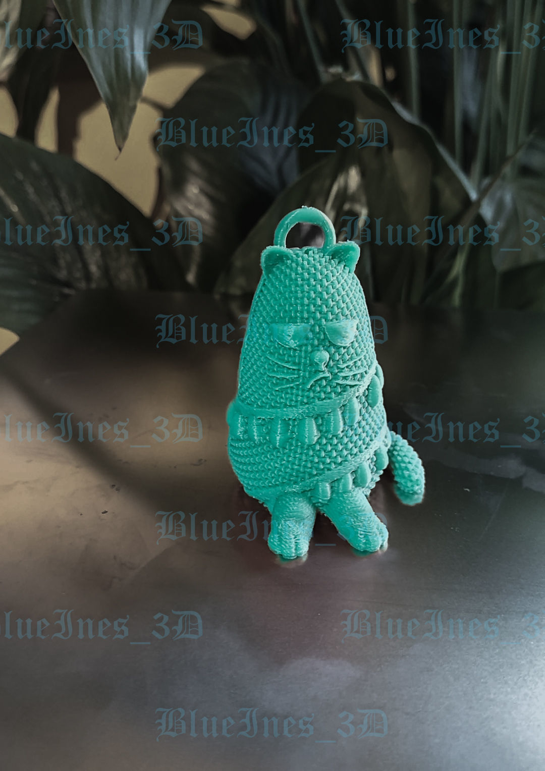 CHRISTMASS TREE CROCHET CAT 3D print model_1