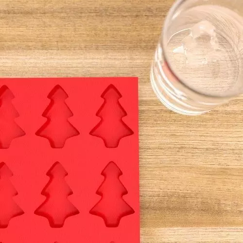 3D printable Ice cube mold Christmas tree 3D print model_0