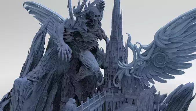 Skeleton Depths Cliffs of Arch demon