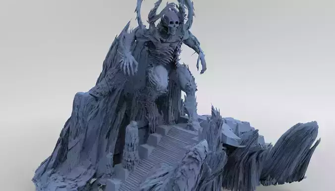 Skeleton Depths Cliffs of Arch demon Stones