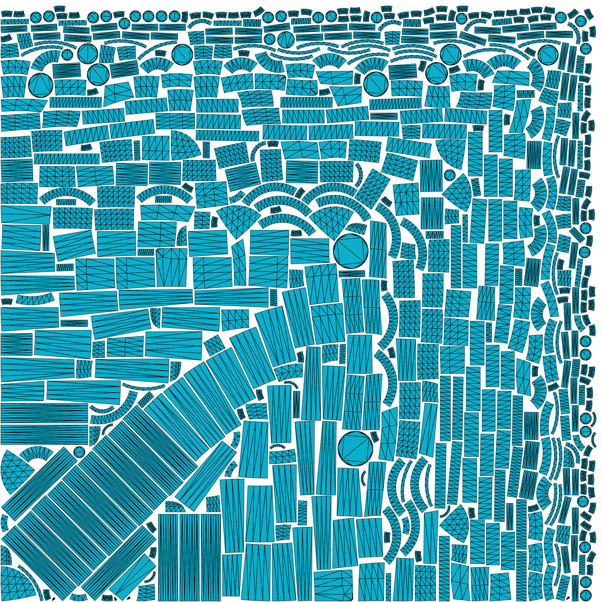 Ancient Medieval Cannon 3D model_14