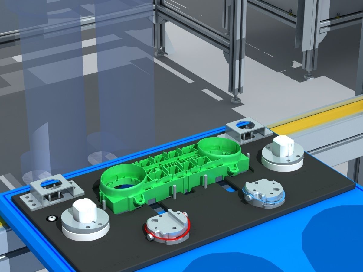 Industrial Equipment 9 - Flow Production Line 3D model_9