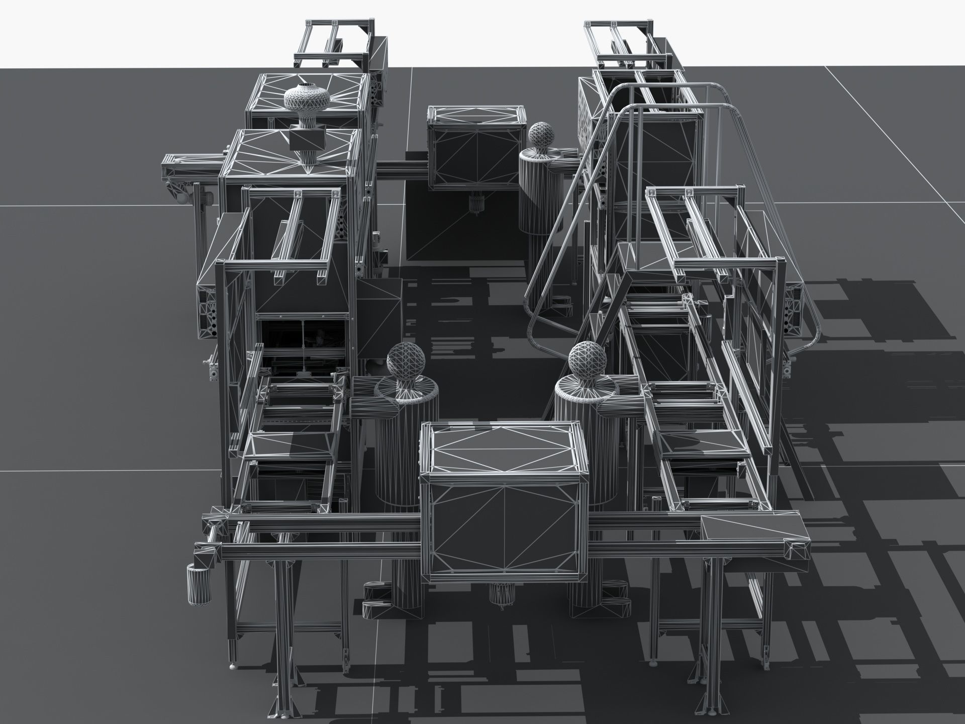 Industrial Equipment 9 - Flow Production Line 3D model_17