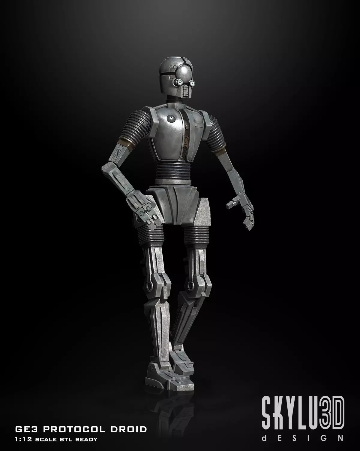 GE-3 Articulation Droid 3D print STL files 3D print model_0