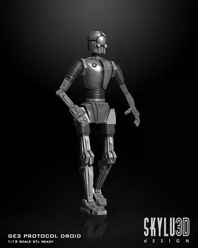 GE-3 Articulation Droid 3D print STL files 3D print model